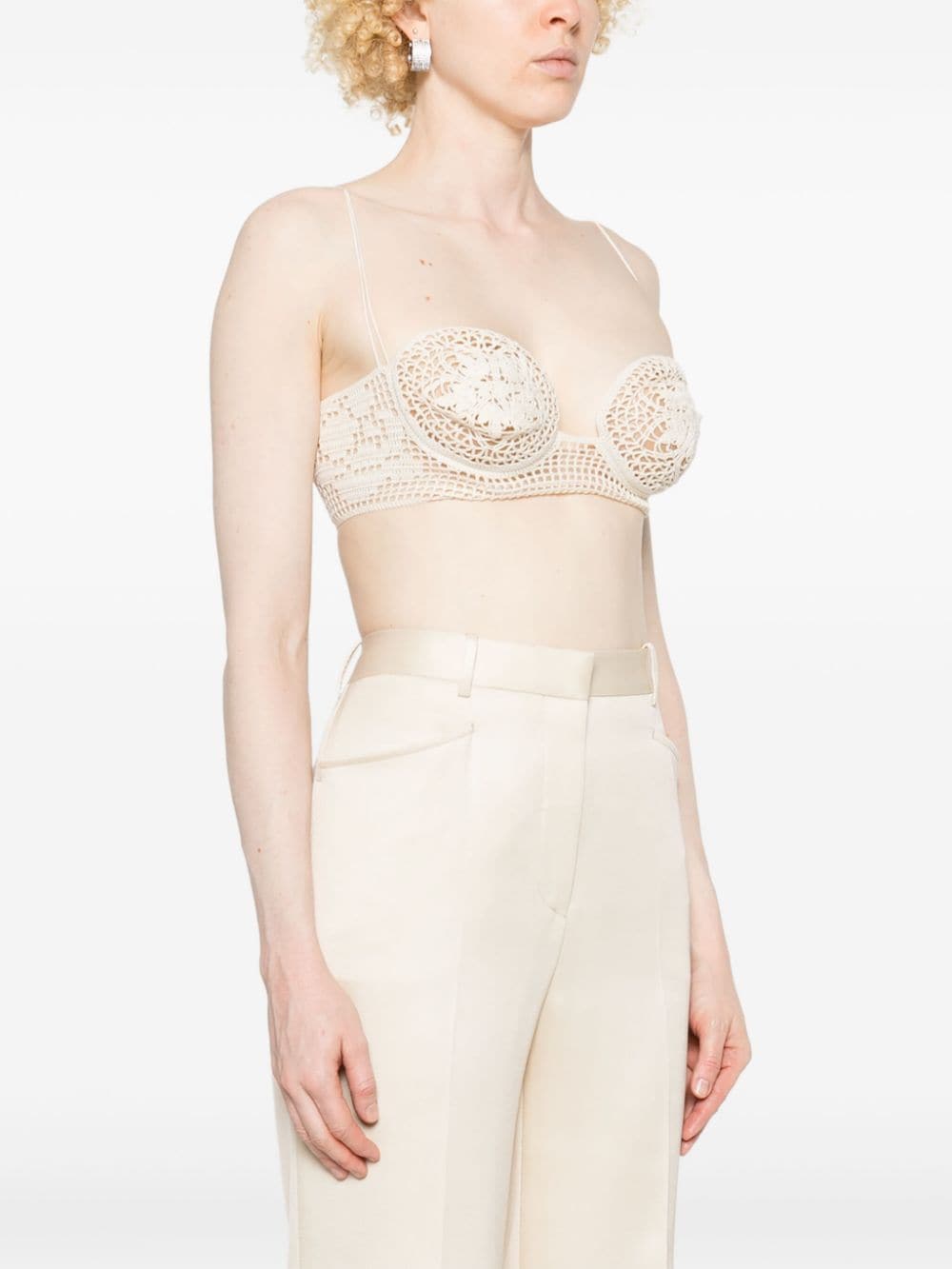 Crochet knit bralette shop